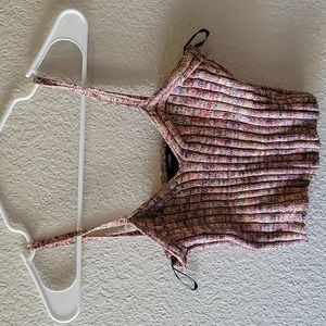 EUC Forever 21 Knitted Crop Top | Juniors Small | Stretchy Ribbed Knit